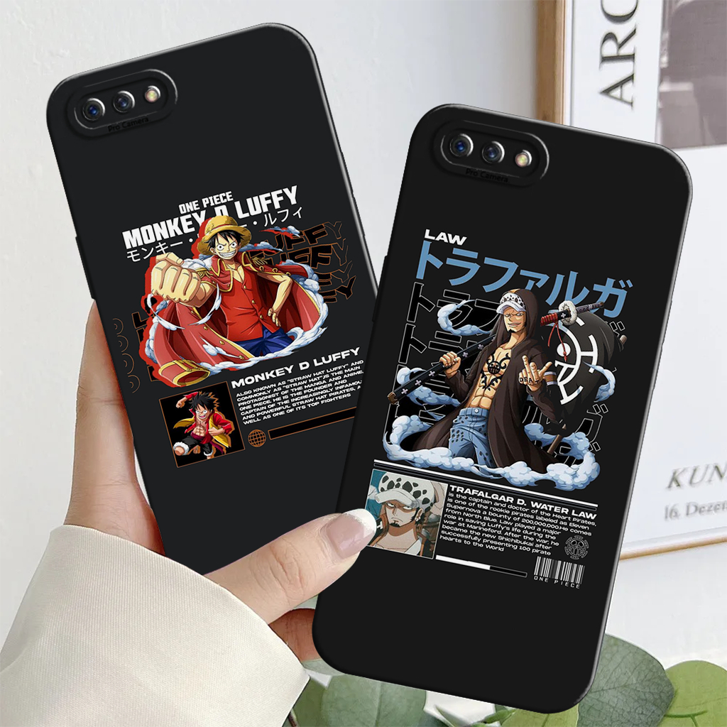 Casing Silikon Handphone Lentur Oppo A3S Procamera Motif One Piece Aesthetic