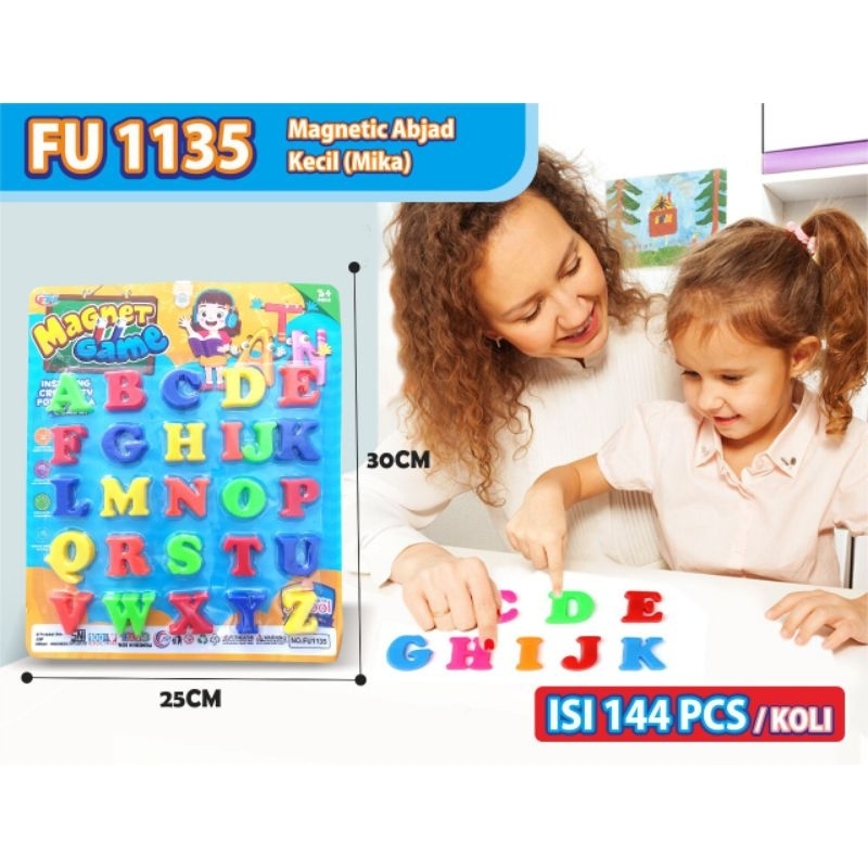 MAINAN MAGNET HURUF ABJAD FU 1135