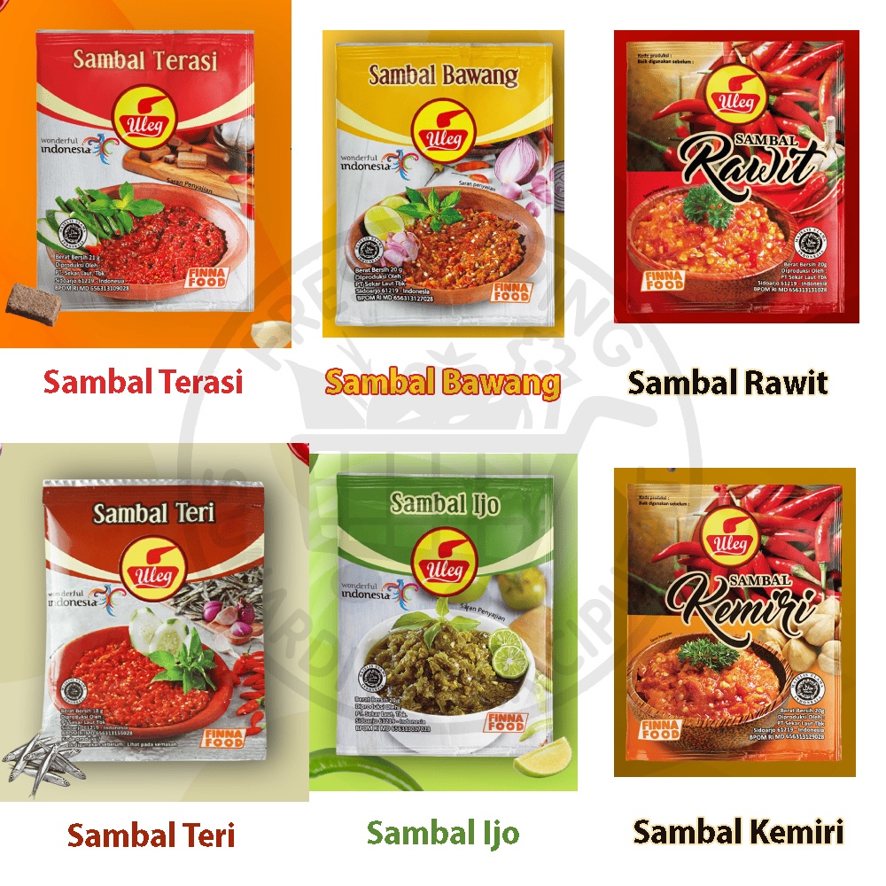 

SAMBEL ULEG FINNA 1 sachet ±18gram