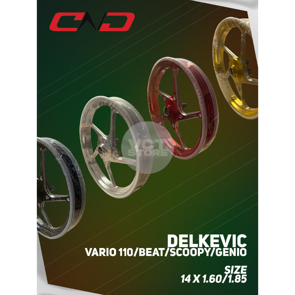 Velg DELKEVIC DND Racing COPY ENKEI D-55 H. Vario 110/125/150, Mio, Mio M3 (Uk. 14x160/185) | 1 SET