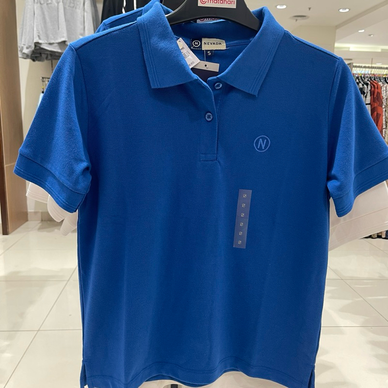 (S-XL) KAOS POLO WANITA POLOS BY NEVADA ORIGINAL MATAHARI!!