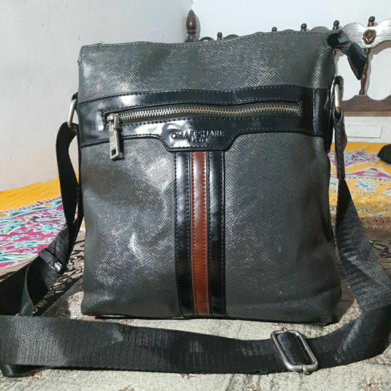 OMAR SHARIF SLING BAG PRIA_TAIGA_ABU