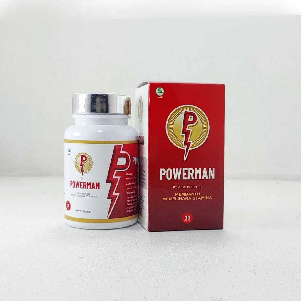 POWERMAN OBAT KUAT HERBAL TAHAN LAMA DAN BPOM