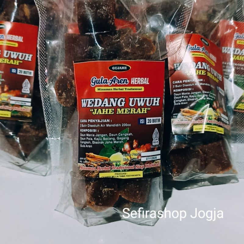 

Wedang Uwuh Jahe Merah Gula Aren / Minuman Tradisional Herbal Alami