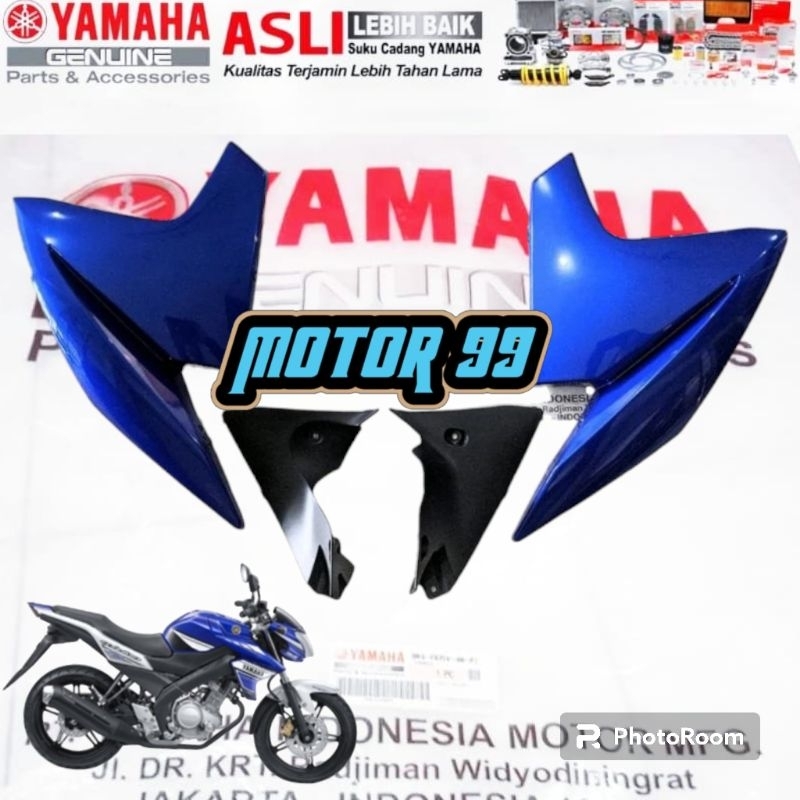 sayap tengki kanan kiri SET  vixion new nvl biru original ygp