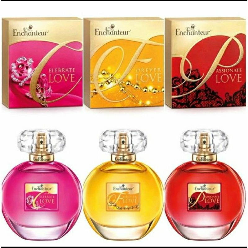 Enchanteur Parfumed Eau De Toilet Passionate Love & Forever Love 50ml