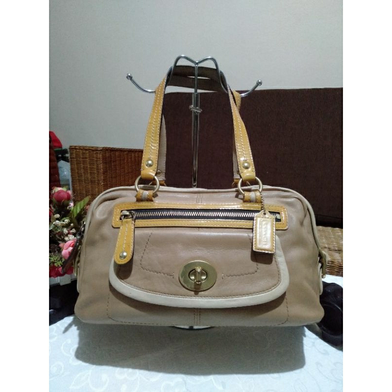 Coach vintage Bonnie camel satchel shoulder bag
