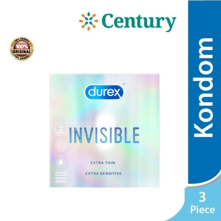 Durex Invisible Extra Thin Kondom 2's