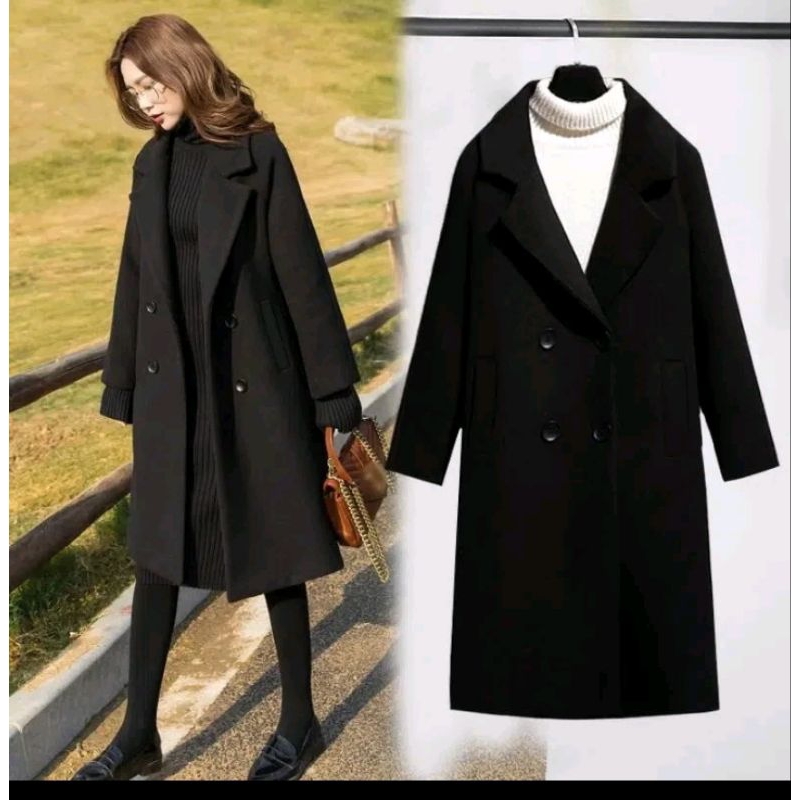 loang Coat/jubah wanita musim dingin/jas blazer wanita