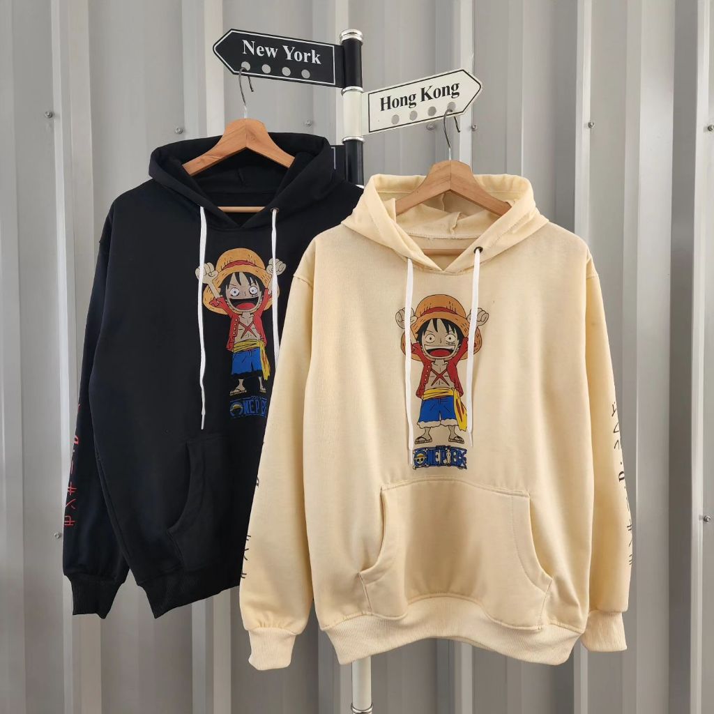 ( isi 2 pcs ) jaket couple pasangan terbaru 2024 ONE PIECE HOODIE / jaket couple hoodie pasangan pac