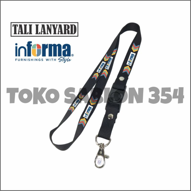 

Gantungan kunci INFORMA tali lanyard furniture gantungan leher id card name tag