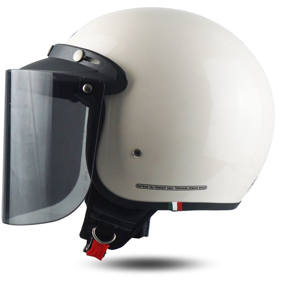 Helm Retro Bip Plast Helem Bogo Wanita Pria Terbaru