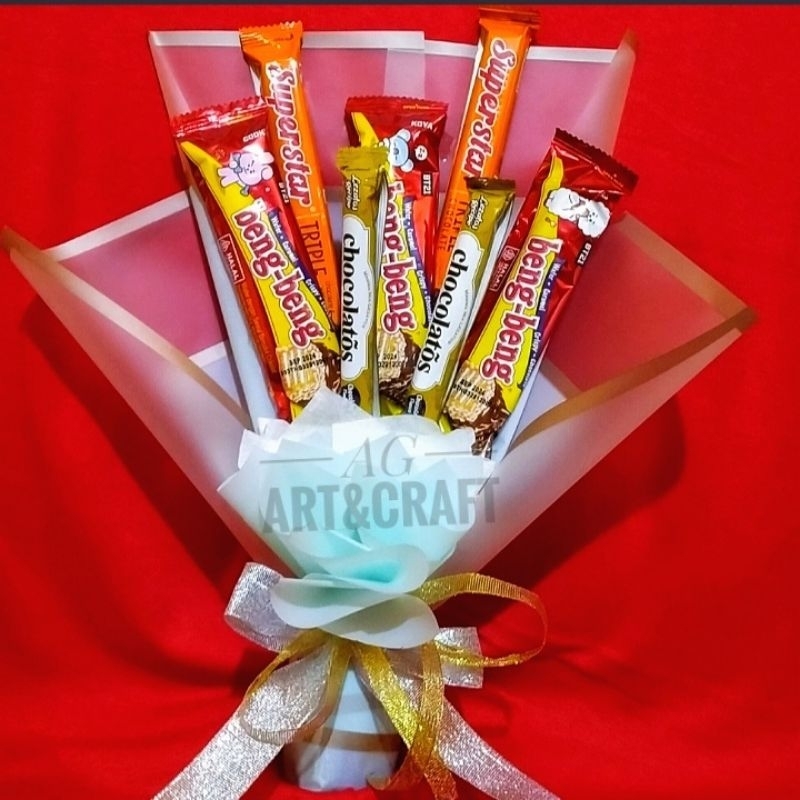 BUKET ISI SNACK / JAJANAN | BUKET MAKANAN RINGAN | BUKET CEMILAN | BUKET PERAYAAN / HARI BESAR