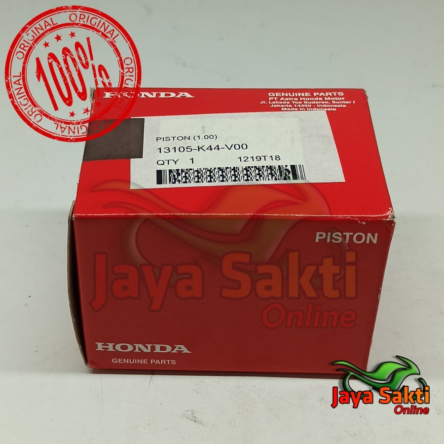 PISTON ONLY UKURAN 100 BEAT FI ESP 2014 ASLI HONDA