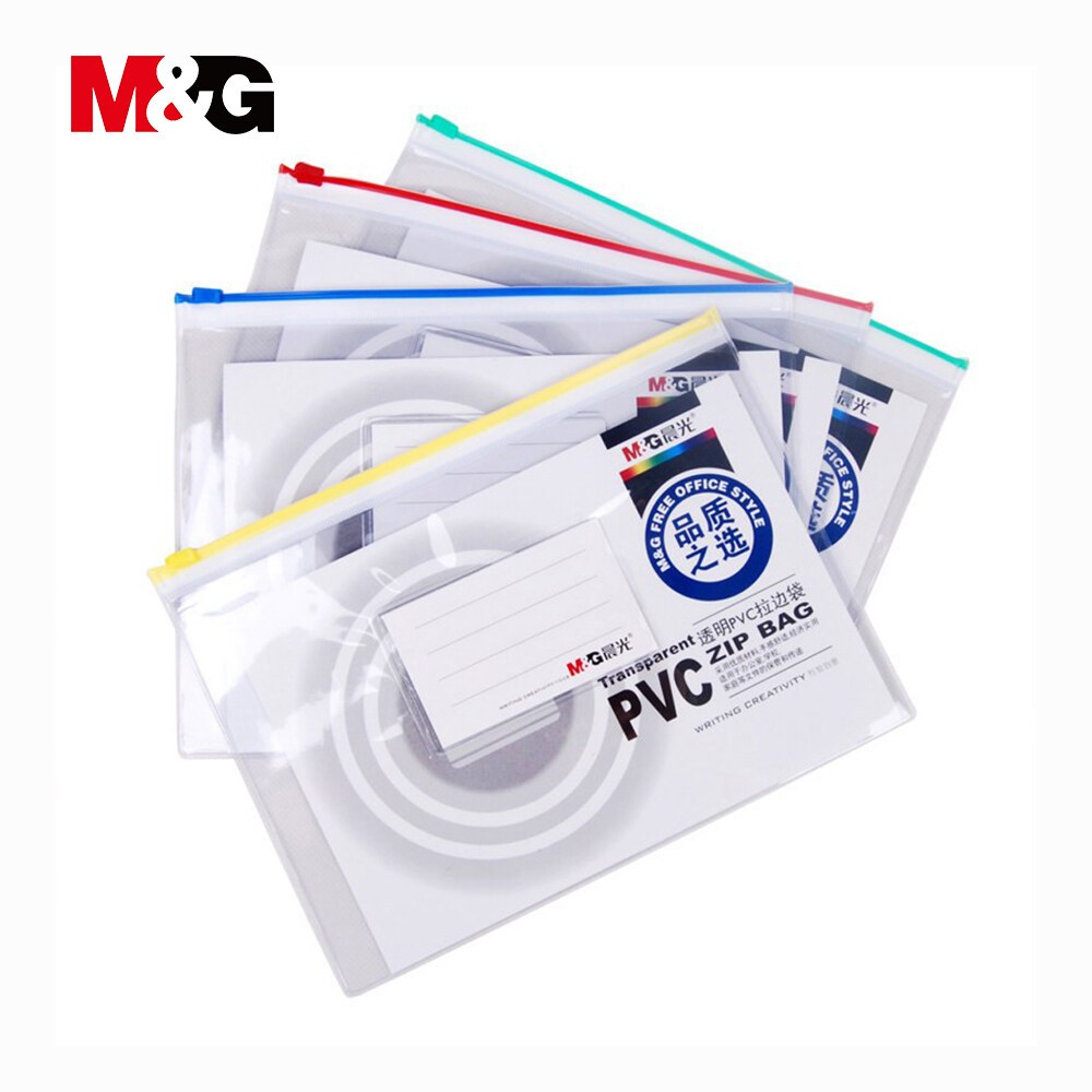 

M&G Zipper Bag A5 PVC Transparan / Pouch Dokumen / Tas File