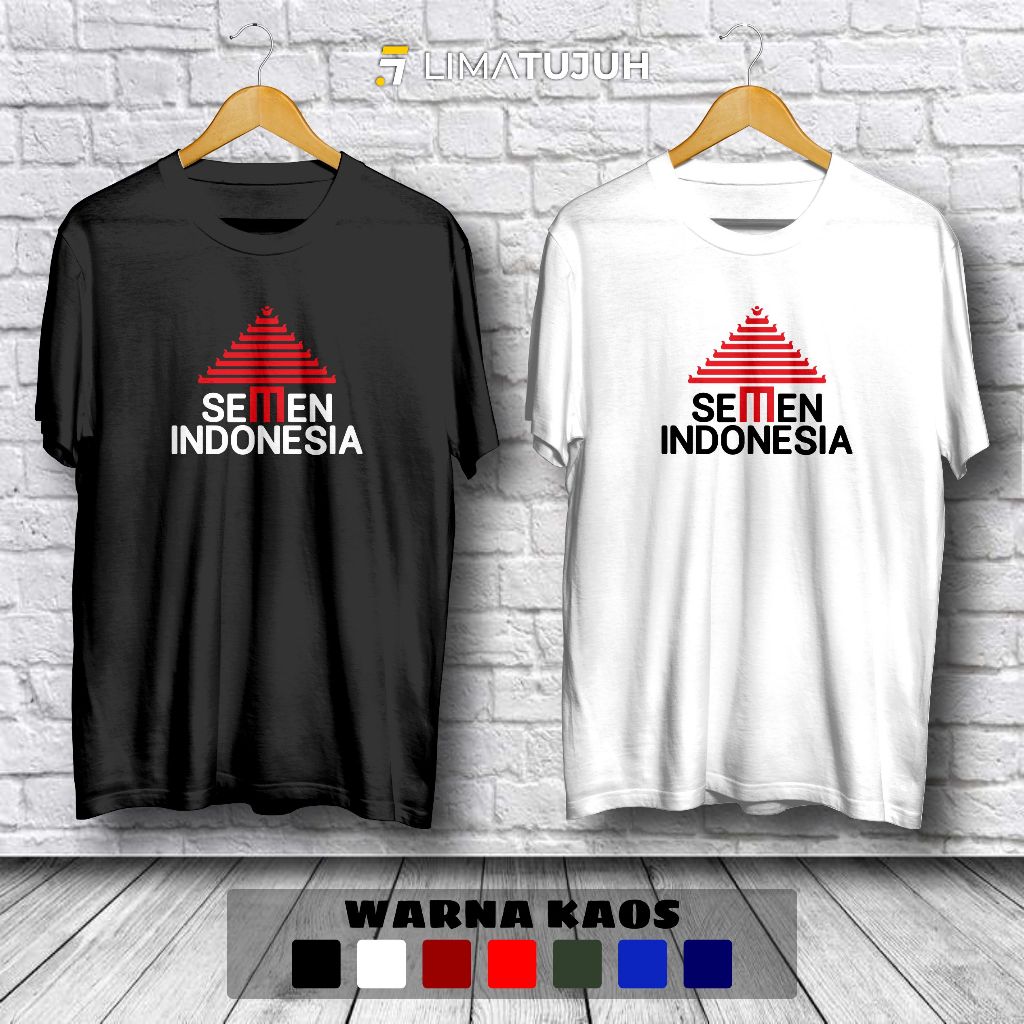 Kaos PT Semen Indonesia Tbk Logo Baju Distro