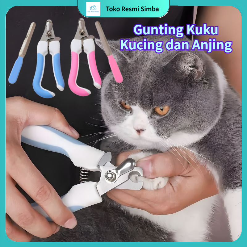 Gunting Kuku Anjing Kucing gunting kuku hewan Pet Nail Clipper Hewan Peliharaan + Kikiran/kuku anjin