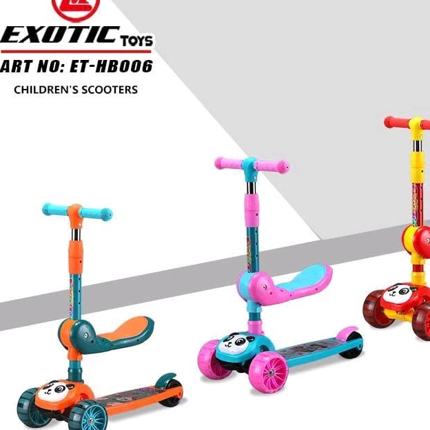 Exotic Scooter Hb006 | Mainan Anak Scooter ST2020 / ST2015 /Skuter / Otoped