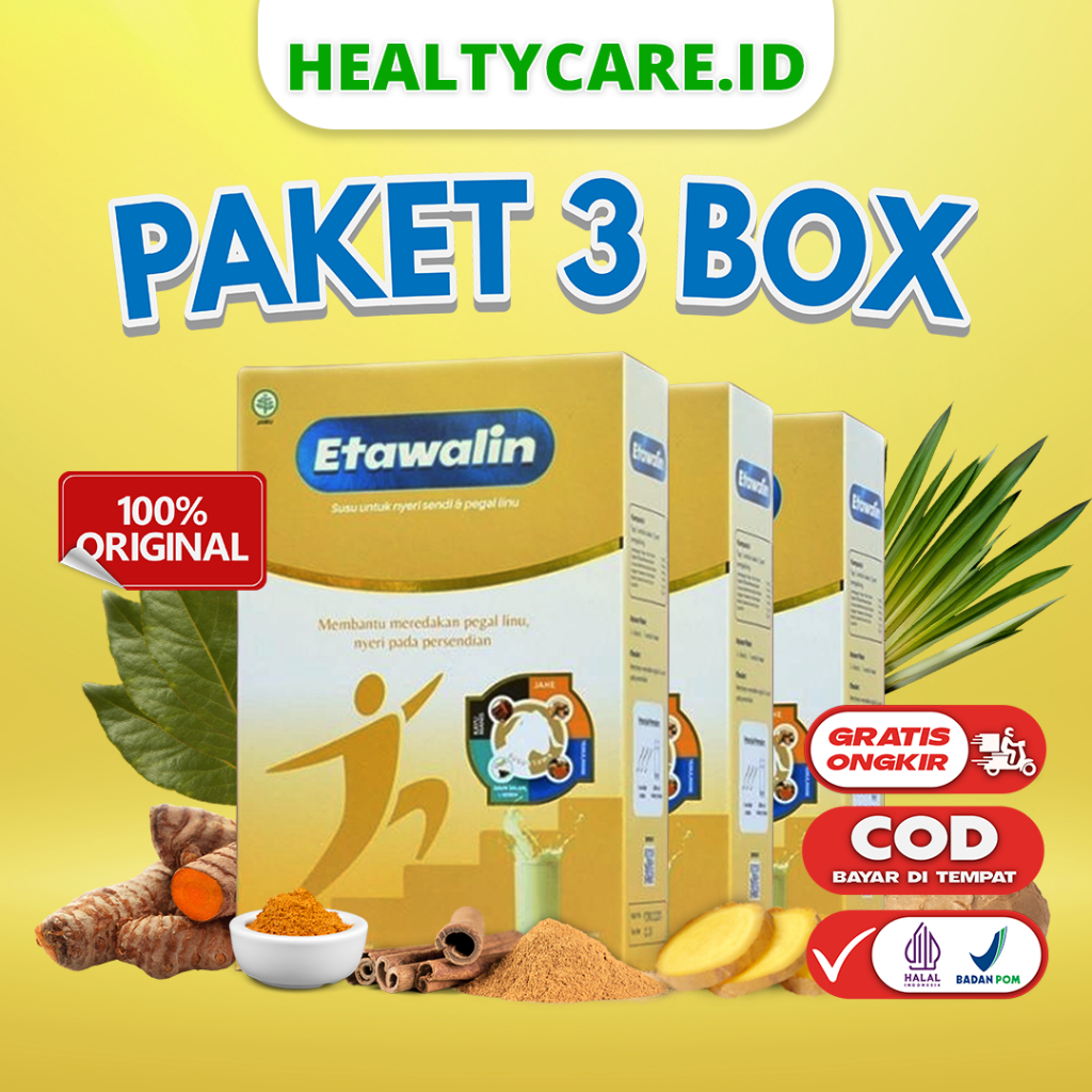 

3 Box Etawalin - Susu kambing Atasi Nyeri Sendi Sakit Lutut dan Asam urat