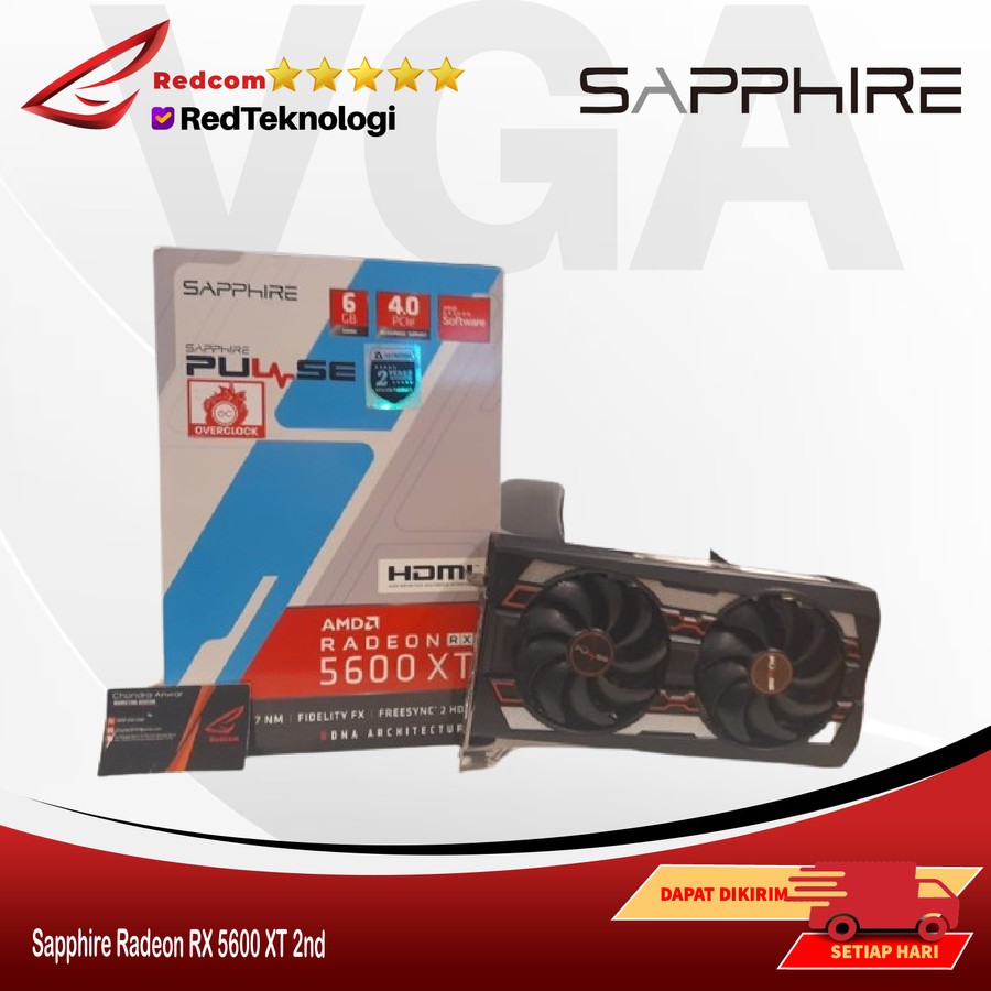 VGA AMD Sapphire Radeon RX 5600 XT 2nd