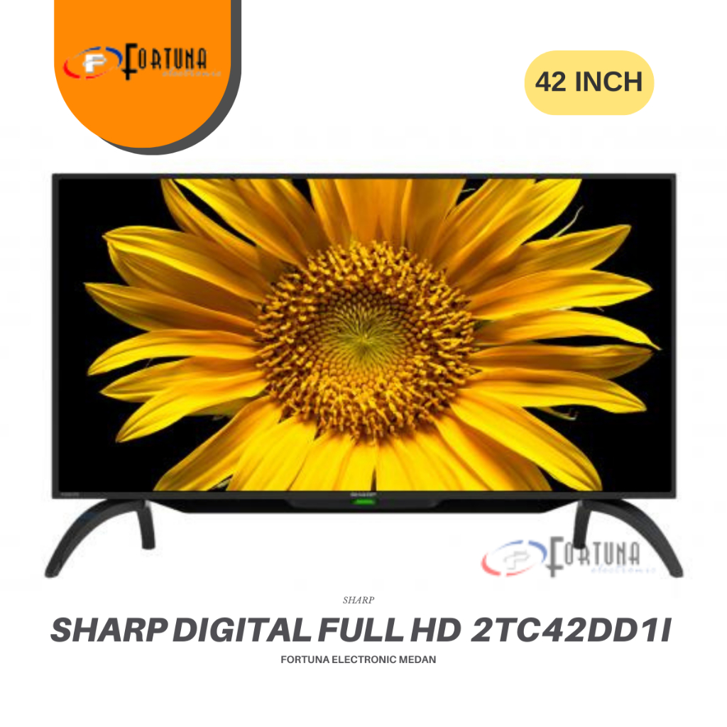 LED TV 42 INCH SHARP DIGITAL TV Full HD 2T-C42DD1I 2TC42DD1I  2T-C42FD1i MEDAN