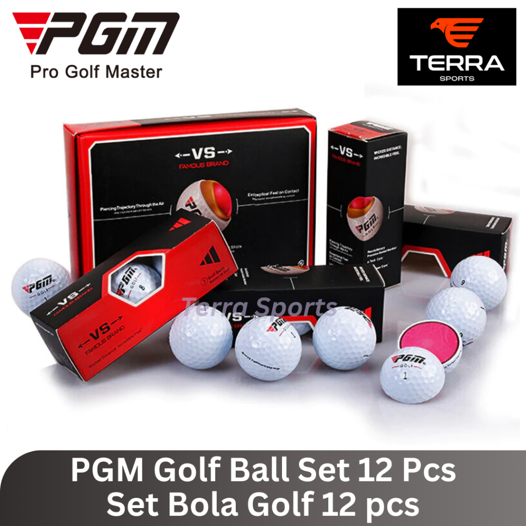 PGM Golf Ball Set 12 Pcs Set Bola Golf