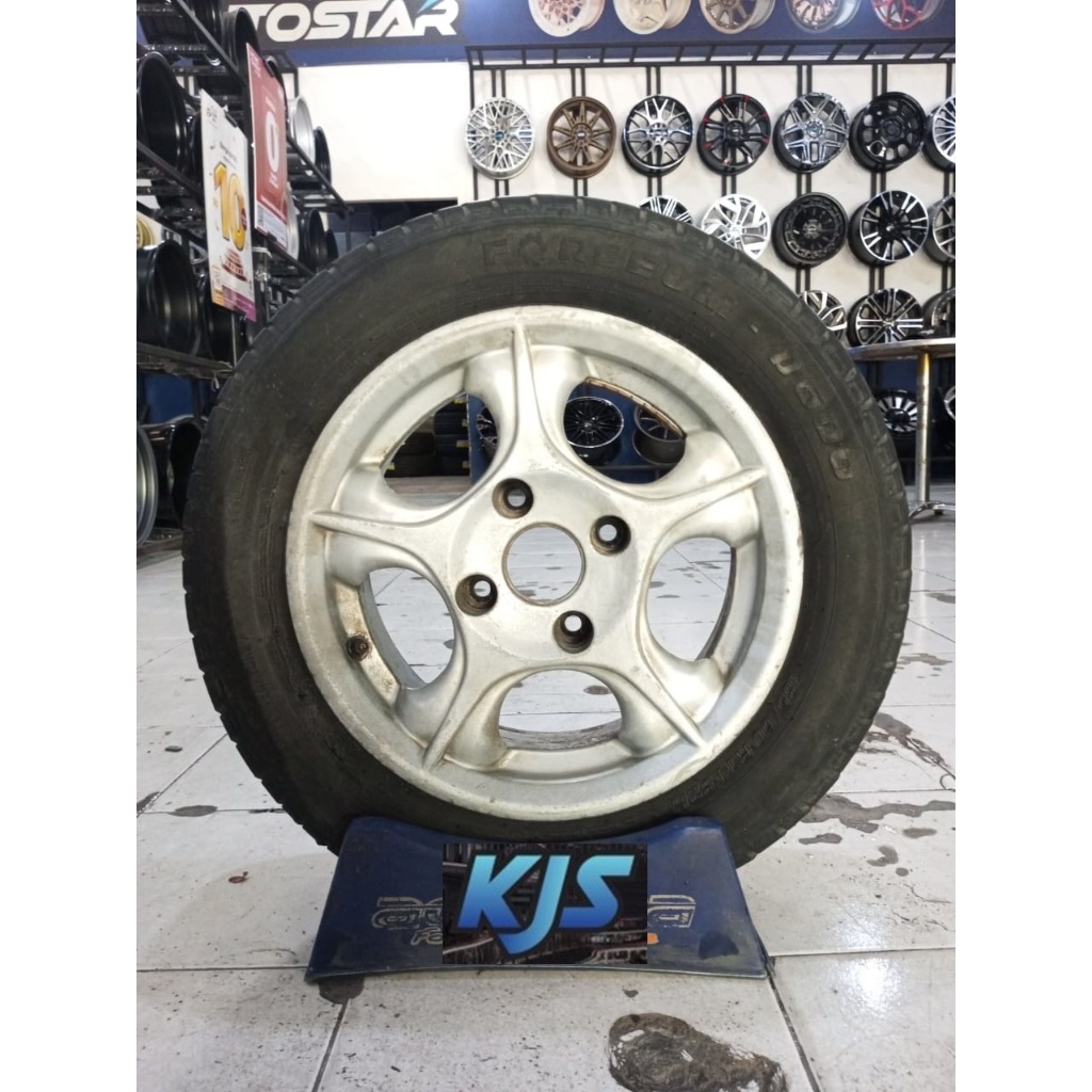 Velg Racing Kijang Second Ring 14 Lebar 5Pcd 4x114 Ban Bonus R14 Buat Kijang Super Long LSX LGX Pele