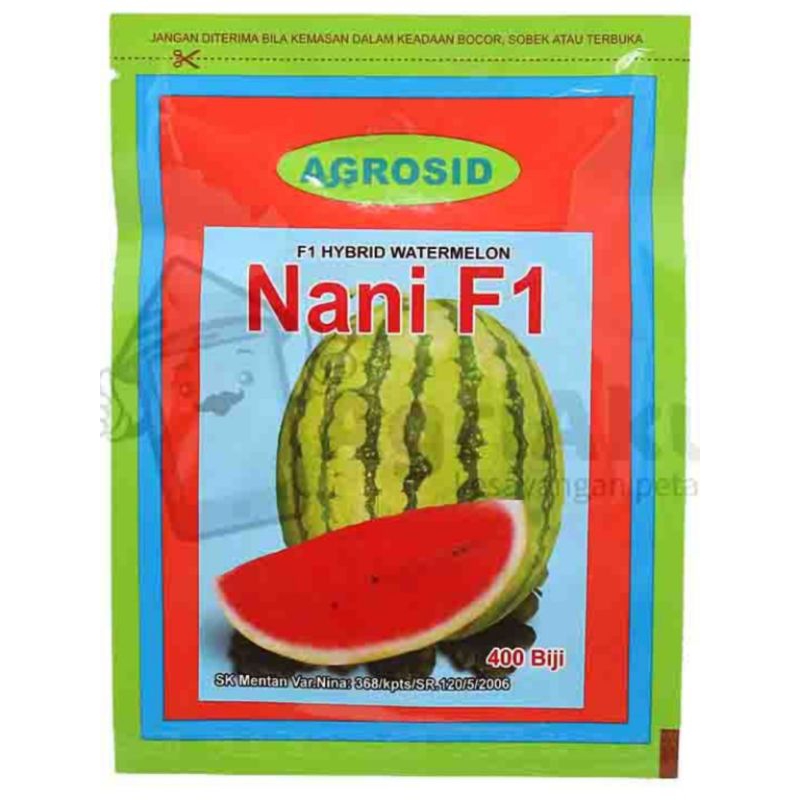 Benih semangka merah NANI F1. 400 biji
