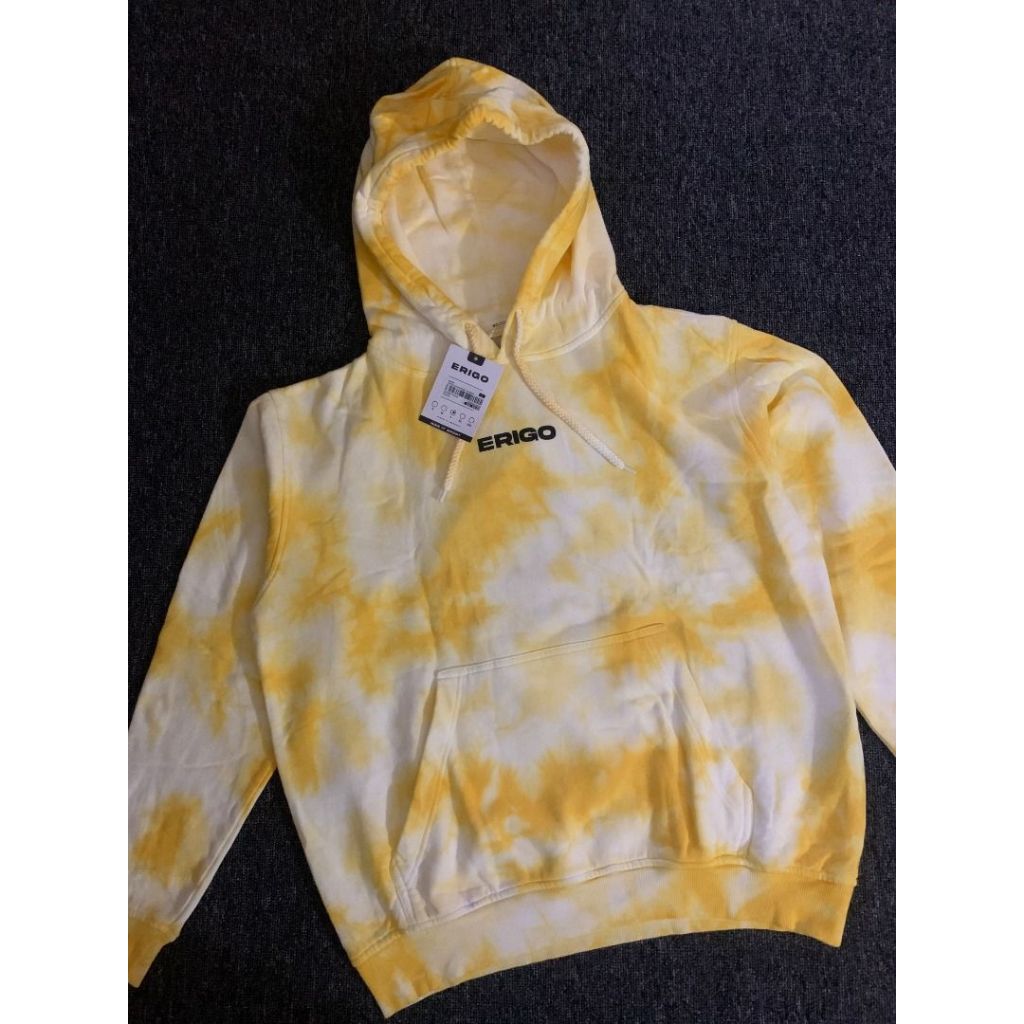NEW Erigo Hoodie Tie Dye Mustard