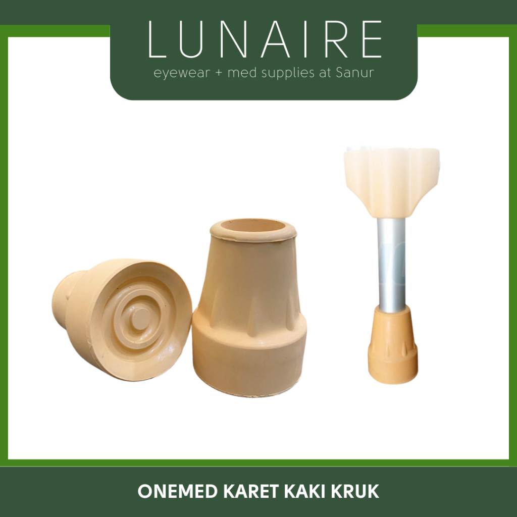 Karet Kaki Tongkat Ketiak / Kruk Original ONEMED Karet Kruk Bisa untuk berbagai merk Kruk