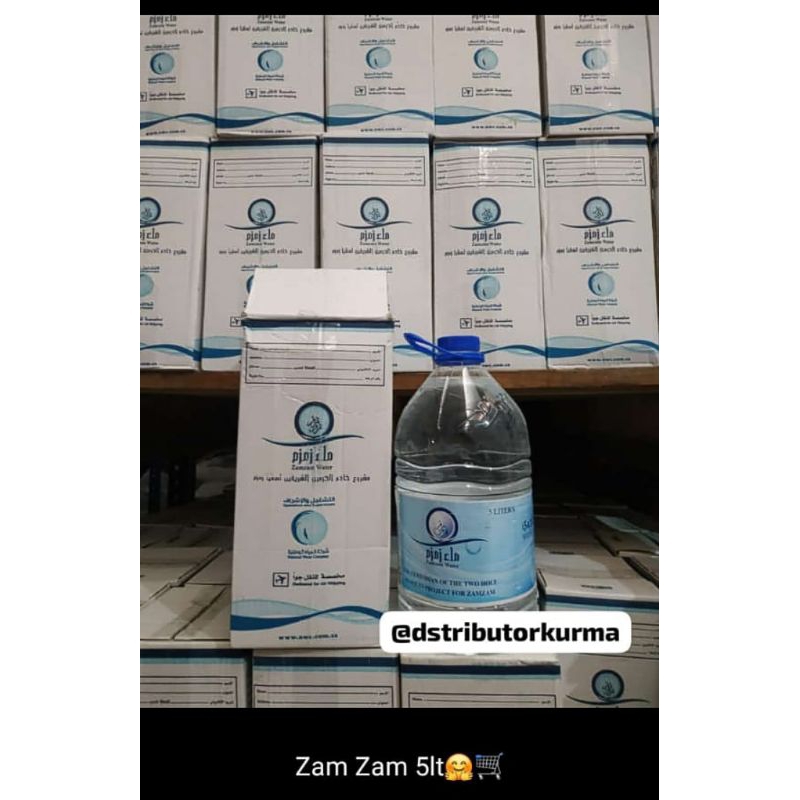 

AIR ZAM ZAM 5 LITER MURNI ORIGINAL 100%