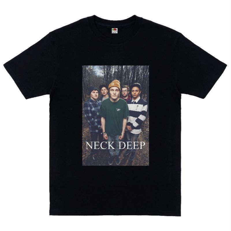 Neckdeep - Vokalis / T-shirt Neckdeep kaos band Neckdeep Vokalis