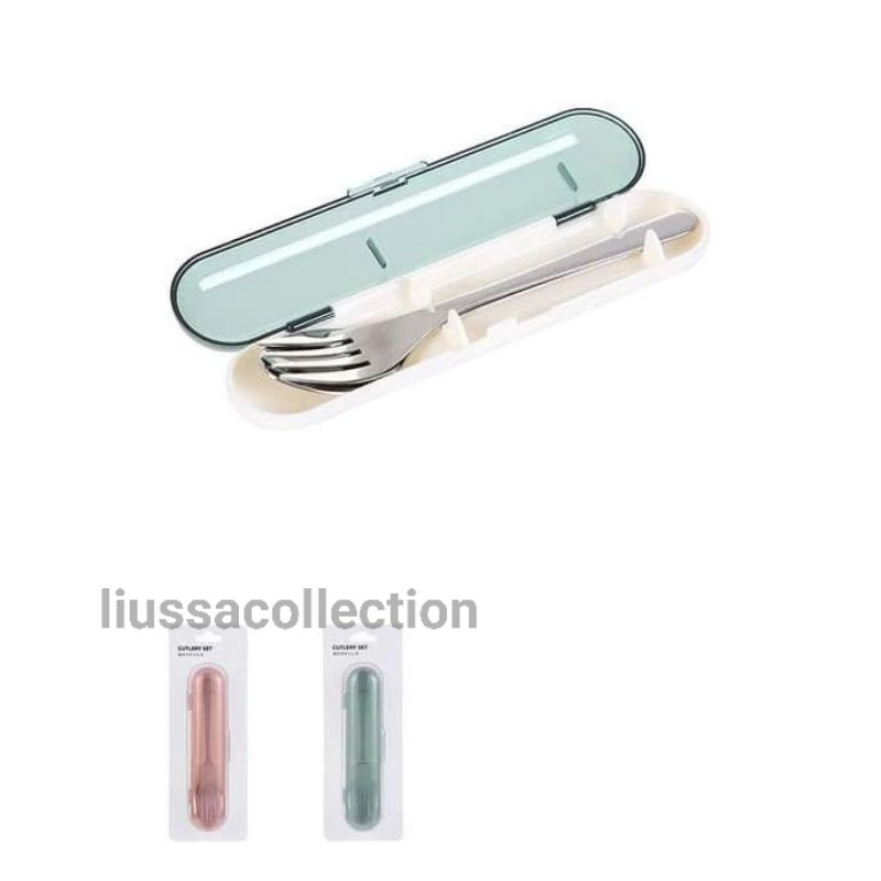 Alat Makan Miniso - Simple Cutlery Set