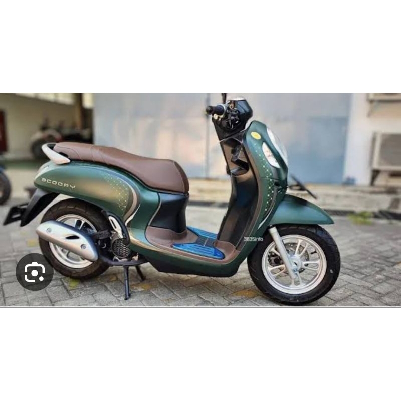 striping sticker les body Honda Scoopy 2024 brown bahan original