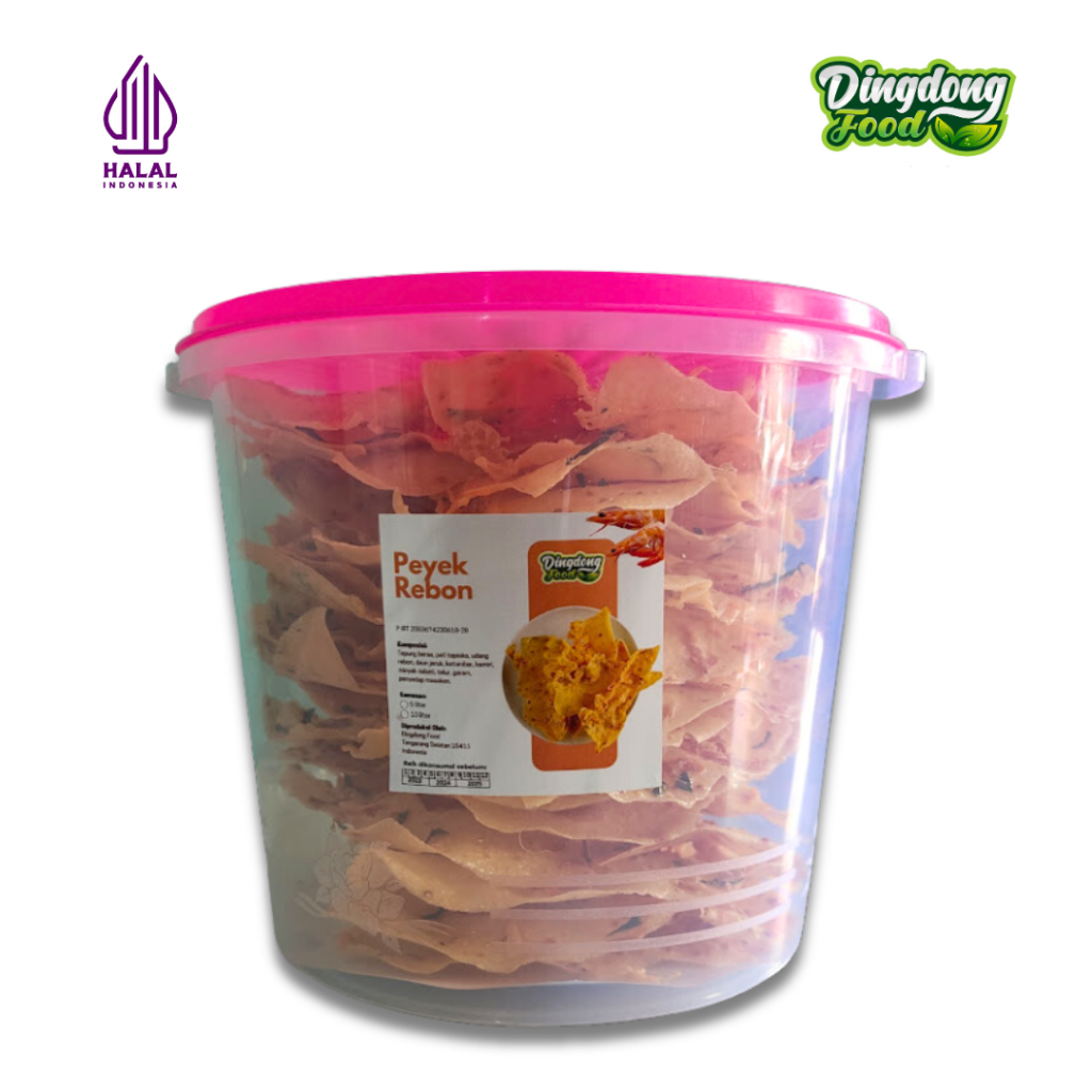 

Peyek Rempeyek Kacang Tanah / Teri Fresh Homemade Toples 5L