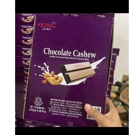 

Cokelat CASHEW 1 DUS ISI 4 BOX ISI 80 Batang free Bubblewrap