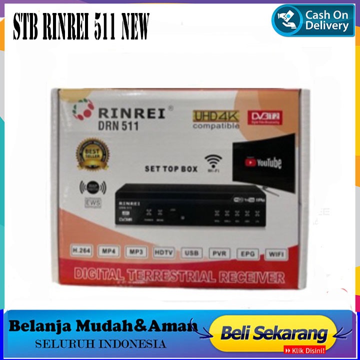 set top box tv digital rinrei 511 / stb rinrei digital tv DRN-511 DVBT2 - PROMO