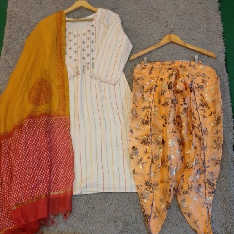 set kurti celana dhoti india