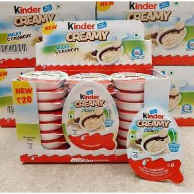 

1 BOX (12pcs) Kinder Creamy Milky 19 g Exp. Juli 2025