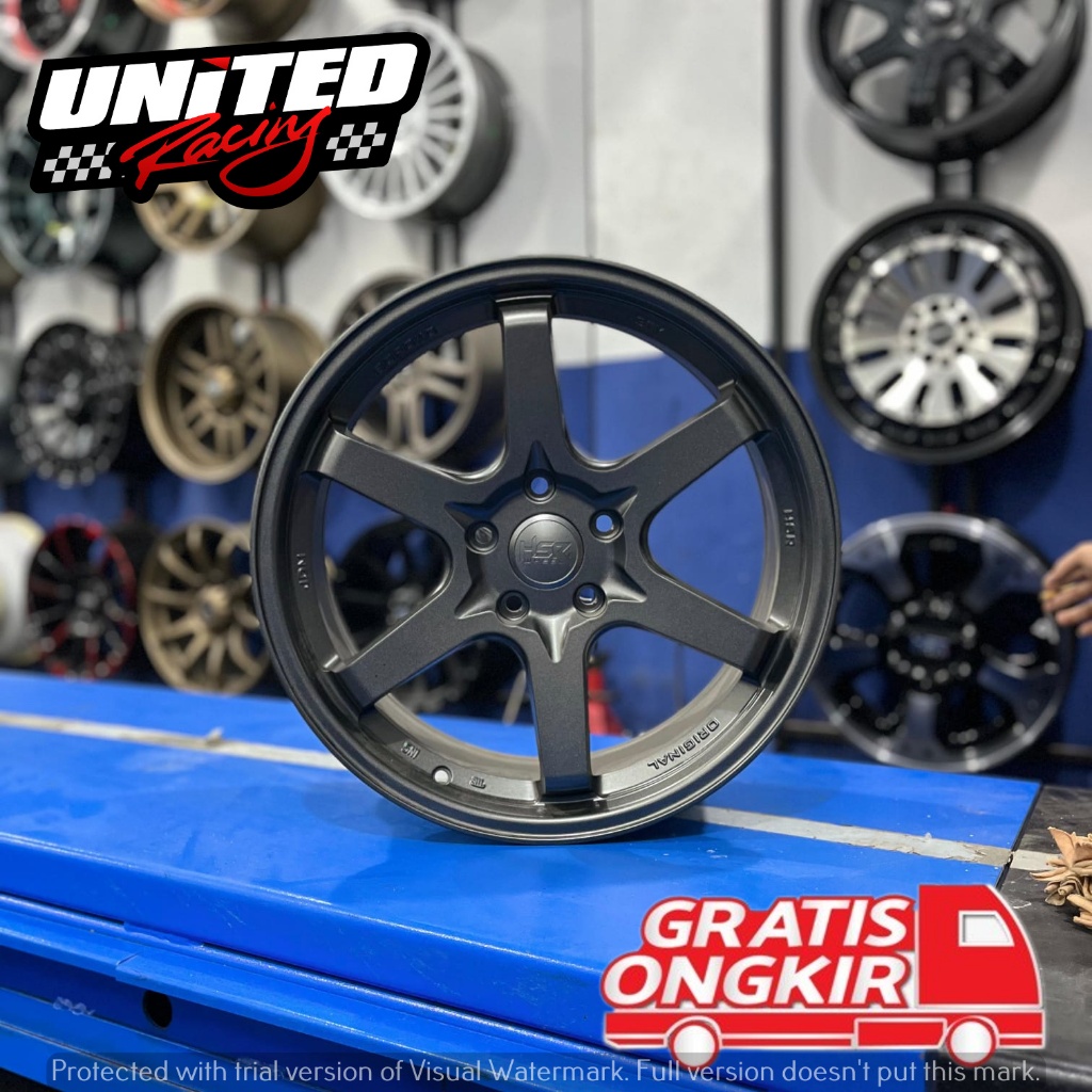 VELG RACING JDM STYLE PALANG 6 RING 18 UNTUK MOBIL CIVIC TURBO ACCORD NEW CIVIC FD R18 HSR STY