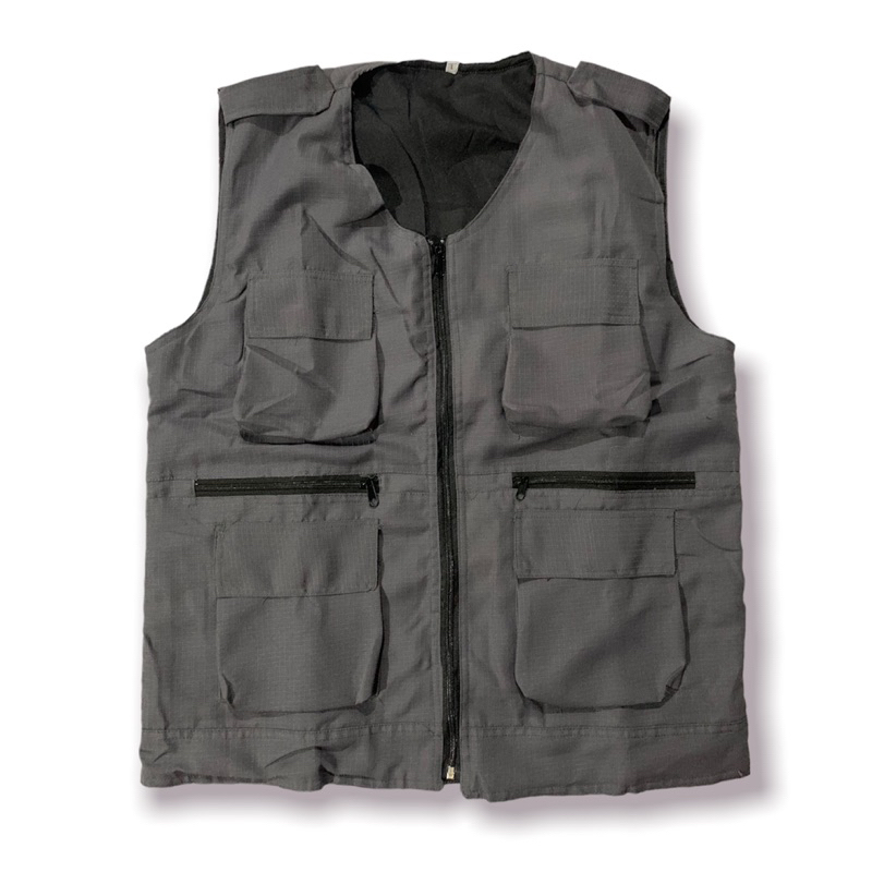 Tactical Vest / Rompi Cargo Basic Ripstop Grey