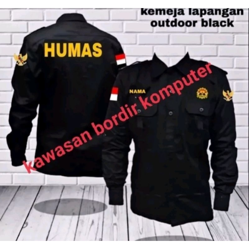 Terbaru kemeja humas seragam humas pdh humas baju humas full bordir..