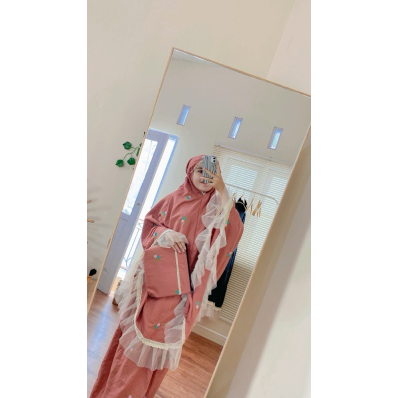 Mukena Bunga syahira/Melati