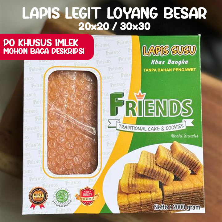 

Kue Lapis Legit Asli Bangka Halal / Kue Lapis Bangka / Kue Besar Bangka / Ready Lapis Susu Thaipan