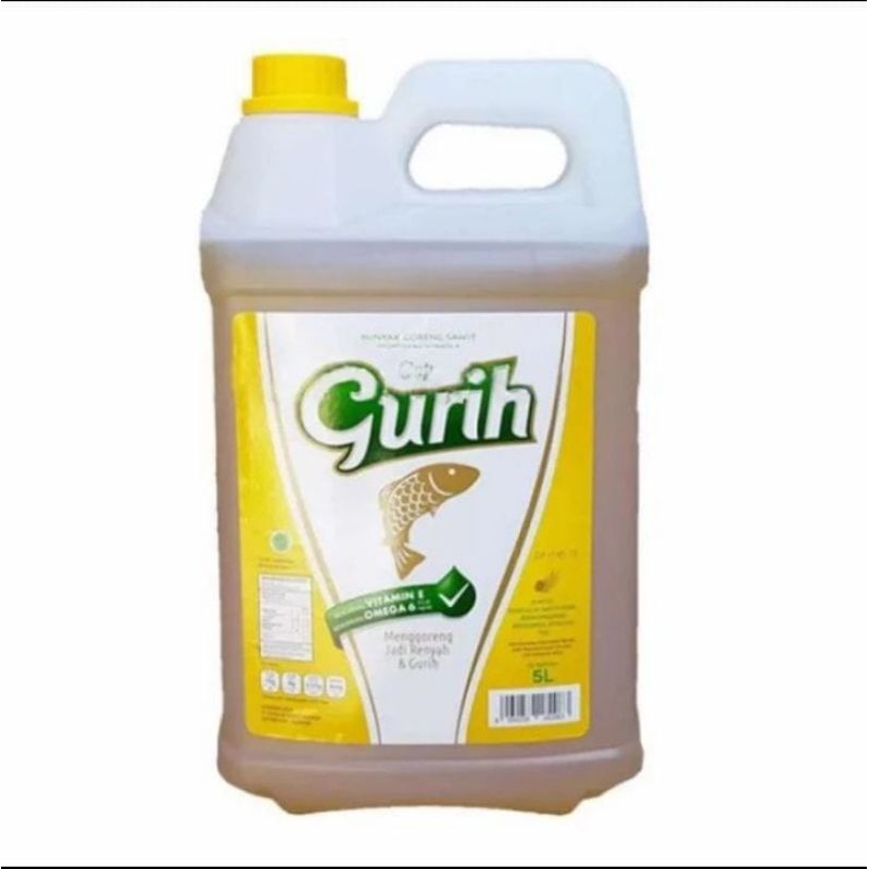 

minyak goreng gurih 5 liter