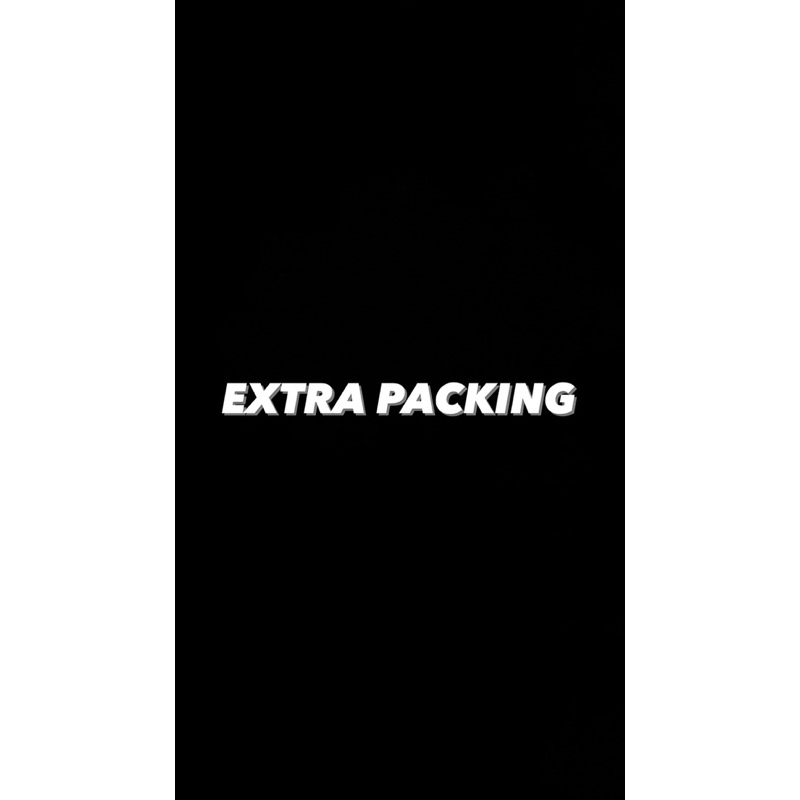 

Extra packing (baca deskripsi, jangan salah pilih)