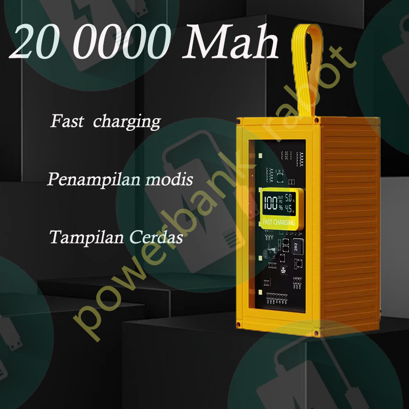 Power bank Rabot powerbank 200000 mah power bank fast charging 120W Type-C