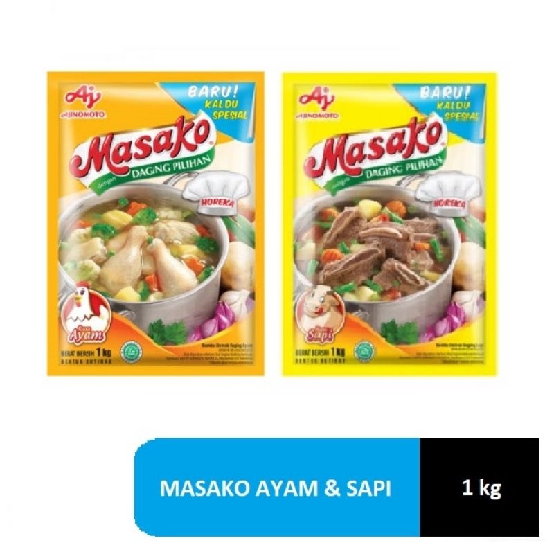 

Masako Ayam Penyedap Ajinomoto 1 kg Horeka