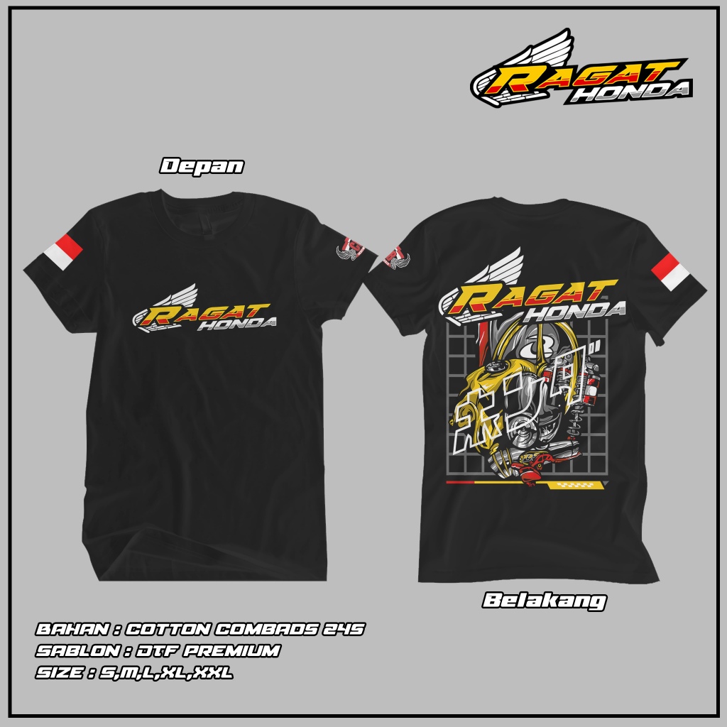 KAOS RAGAT HONDA CB - KAOS JAMDA JATENG TERBARU 2023 - KAOS CB - KAOS RACING HONDA - KAOS ACARA CB J