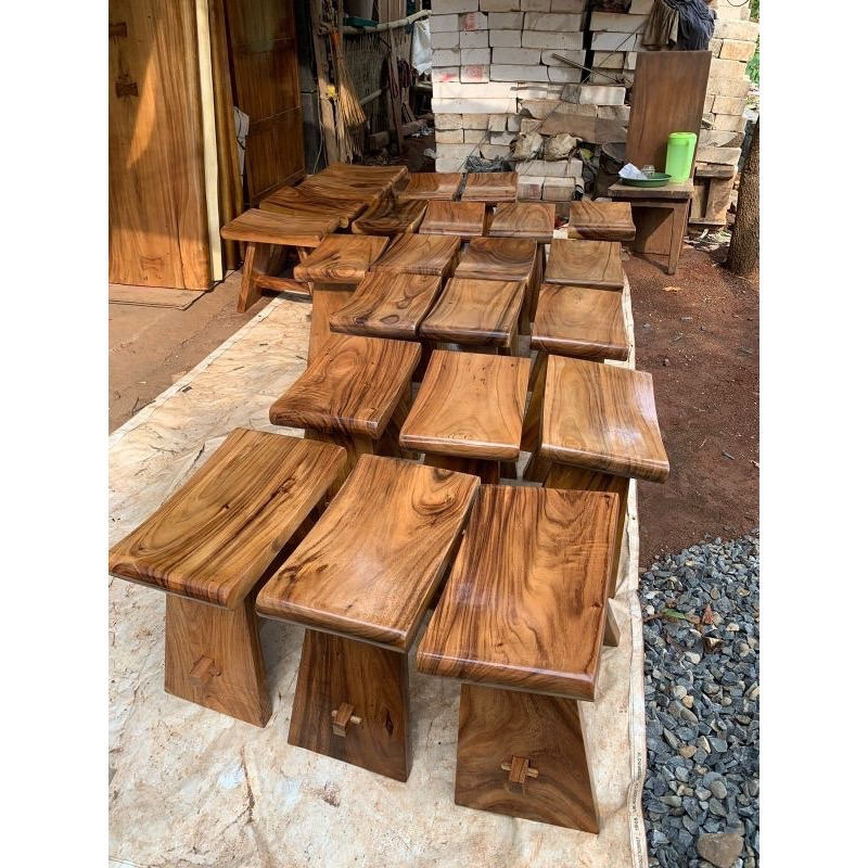 kursi sate trembesi kursi stool trembesi kursi trembesi kursi sate bangku trembesi